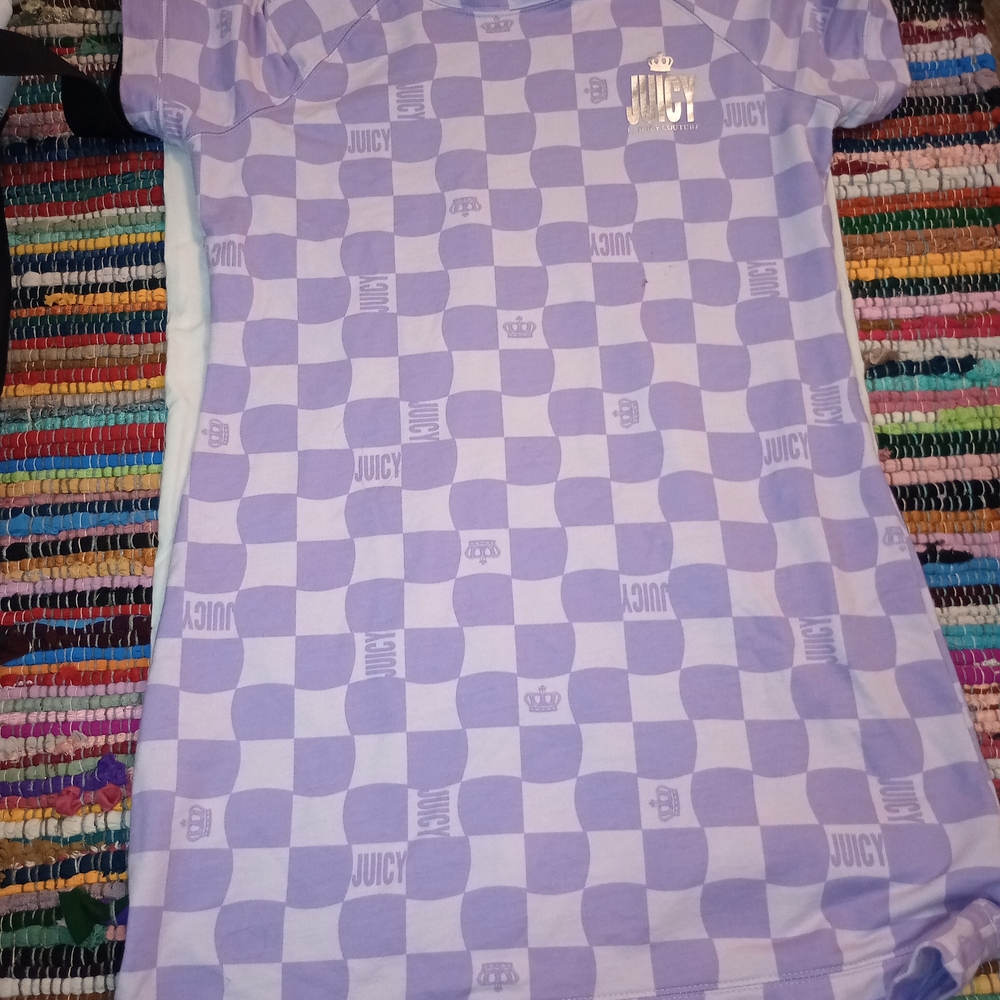 Juicy Couture Lavender Checkered Dress